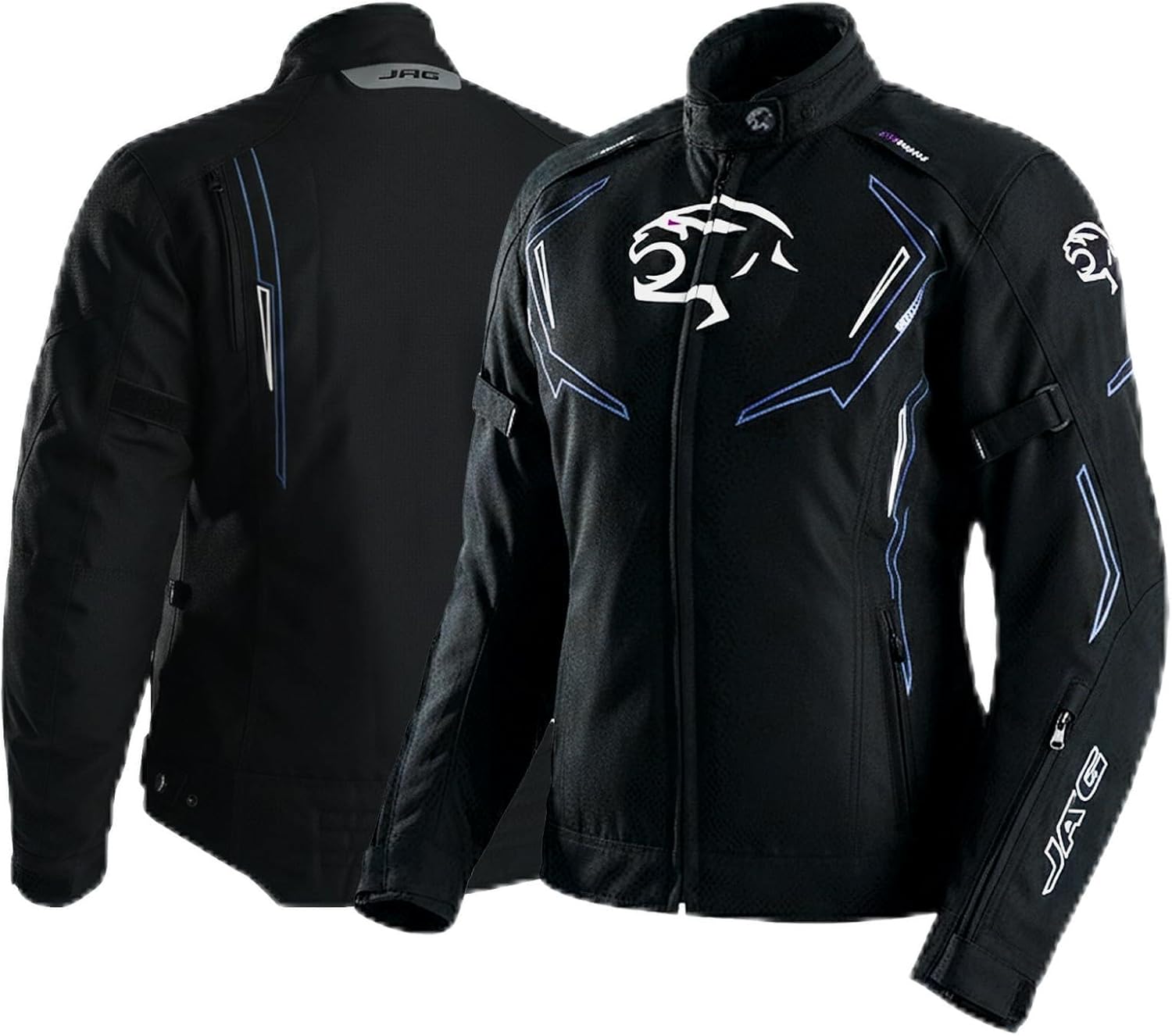 J.A.G. Adventure Motorcycle Jacket for Women | CE Armored All Season Lightweight Riding Dual Sport Jacket with Cordura Fabric