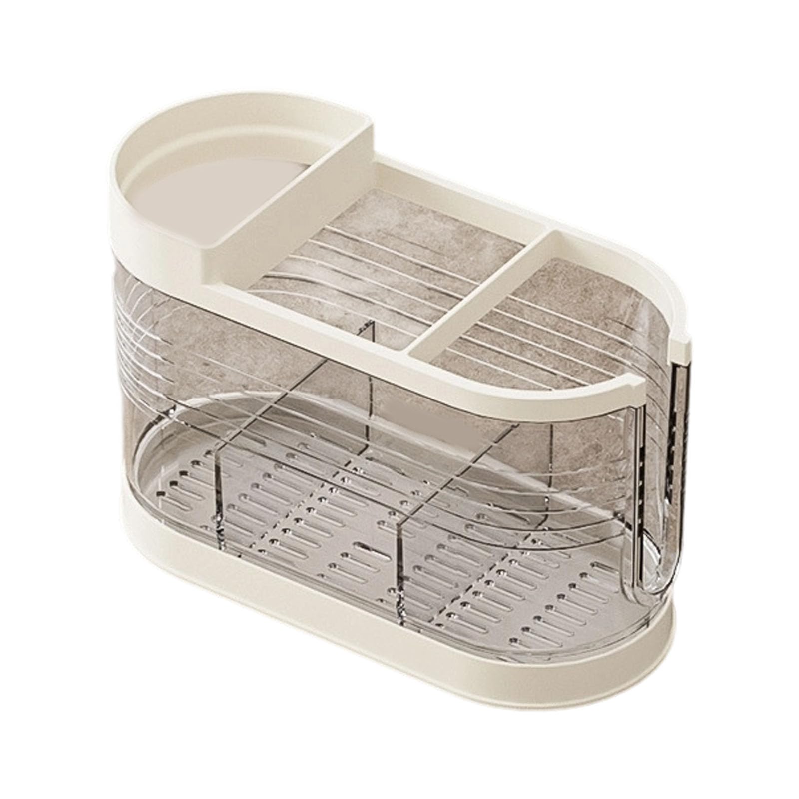 Yrohgkpn White Chopstick Dryer Rack Kitchen Countertop Organiser For Spoons Forks Utensils Resistant Cutlery Holder Modern Chopstick Storage Container