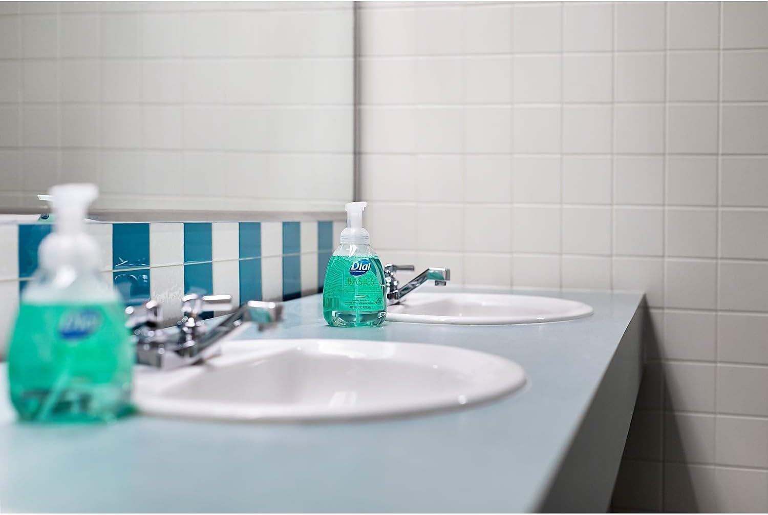 Basics Foaming Hand Wash, Original Formula, Fresh Scent, 15.2 Pump Bottle, 4/Ctn by DIAL (Catalog Category: Office Maintenance, Janitorial amp; Lunchroom / Bathroom Supplies)