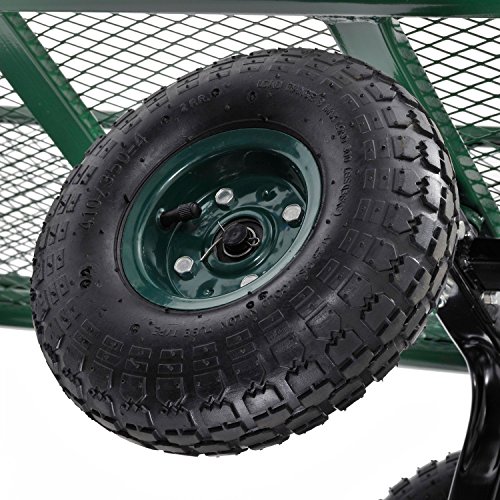 Sandusky Lee Cw3418 Muscle Carts Steel Utility Garden Wagon, 400 Lb. Load Capacity, 21-3/4" Height X 34" Length X 18" Width #TOP5