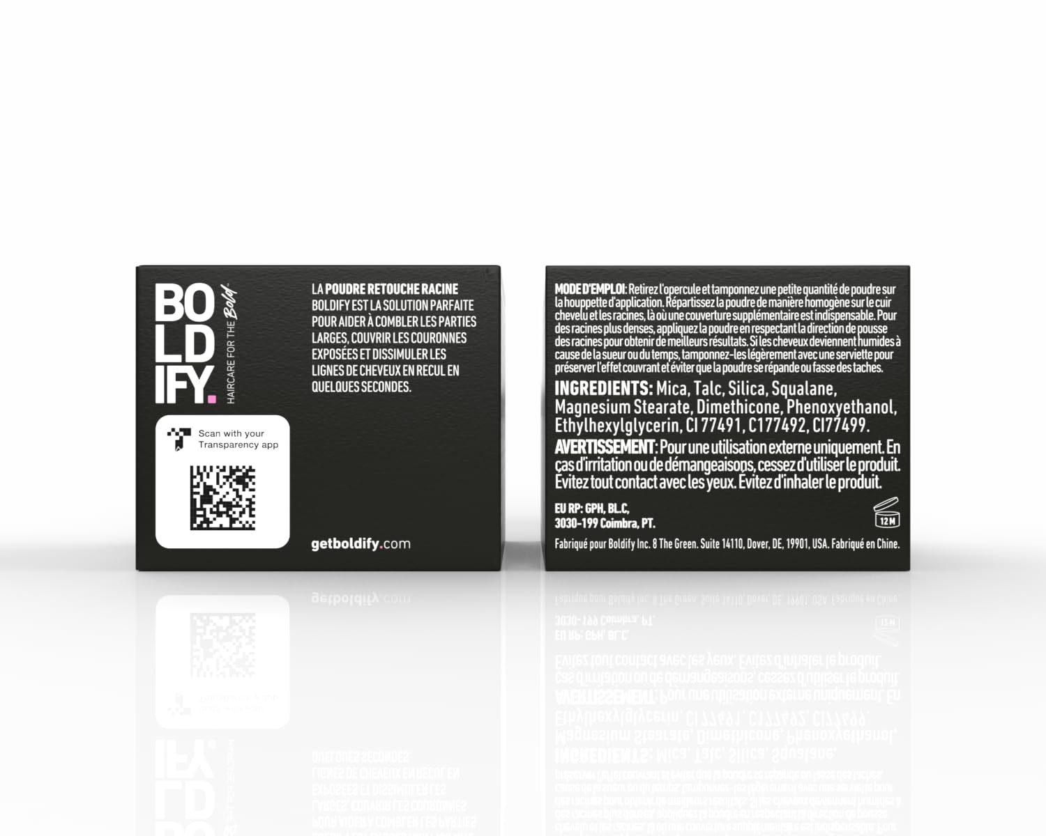 BOLDIFY Poudre de Racine de Cheveux (Auburn), Retouche Racines Instantanée, Camoufle Cheveux Gris, Résultat Naturel 4g - 3
