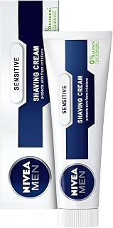 MEN Sensitive Shaving Cream for Men with Sensitive Skin, Alcohol-Free Formula with Chamomile, Helps Soften Stubble for a Smooth and Comfortable Shave, 3-Pack, 3.38 fl oz Each (100 ml)