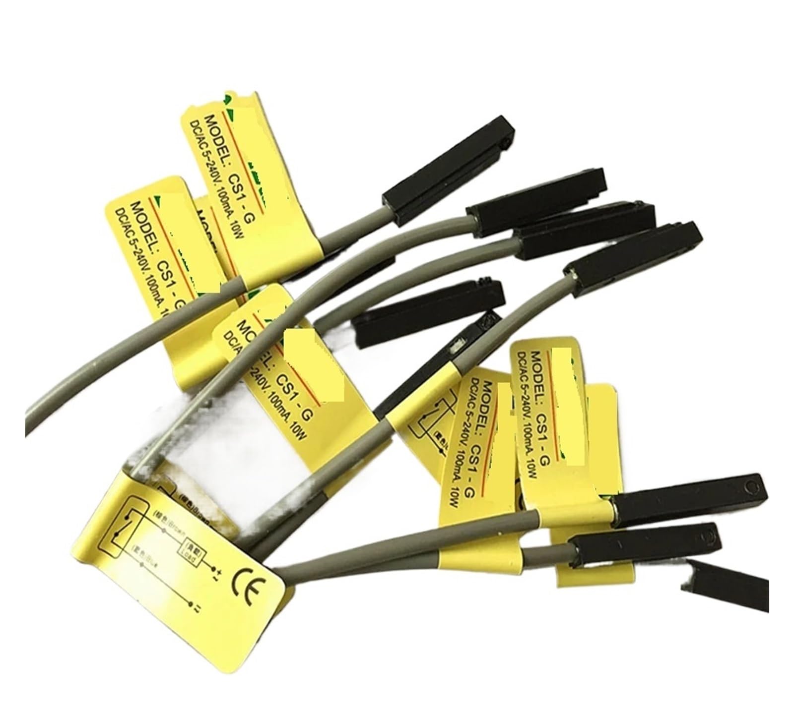 Sensor de interruptor de láminas magnético CS1-G con indicador LED activo 2