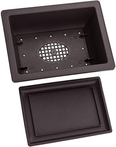 Miniatura 6 de LANIAKEA Paquete de 12 macetas de bonsái con bandejas de 6.5 pulgadas con drenaje de plástico, macetas de entrenamiento para bonsái para decoración