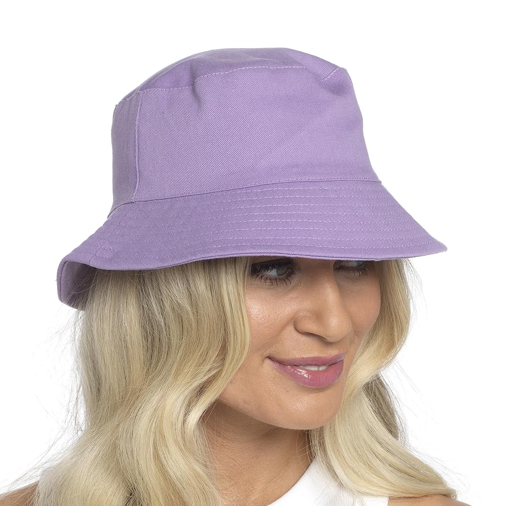 Undercover Women's Lilac Cotton Bucket Hat Gl1117 M/L