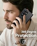 OCASE for Samsung S26 Ultra Case PU Leather Flip S26 Ultra Wallet Case with RFID Blocking Kickstand Magnetic Closure Shockproof Phone Cover Compatible for Galaxy S26 Ultra -Black