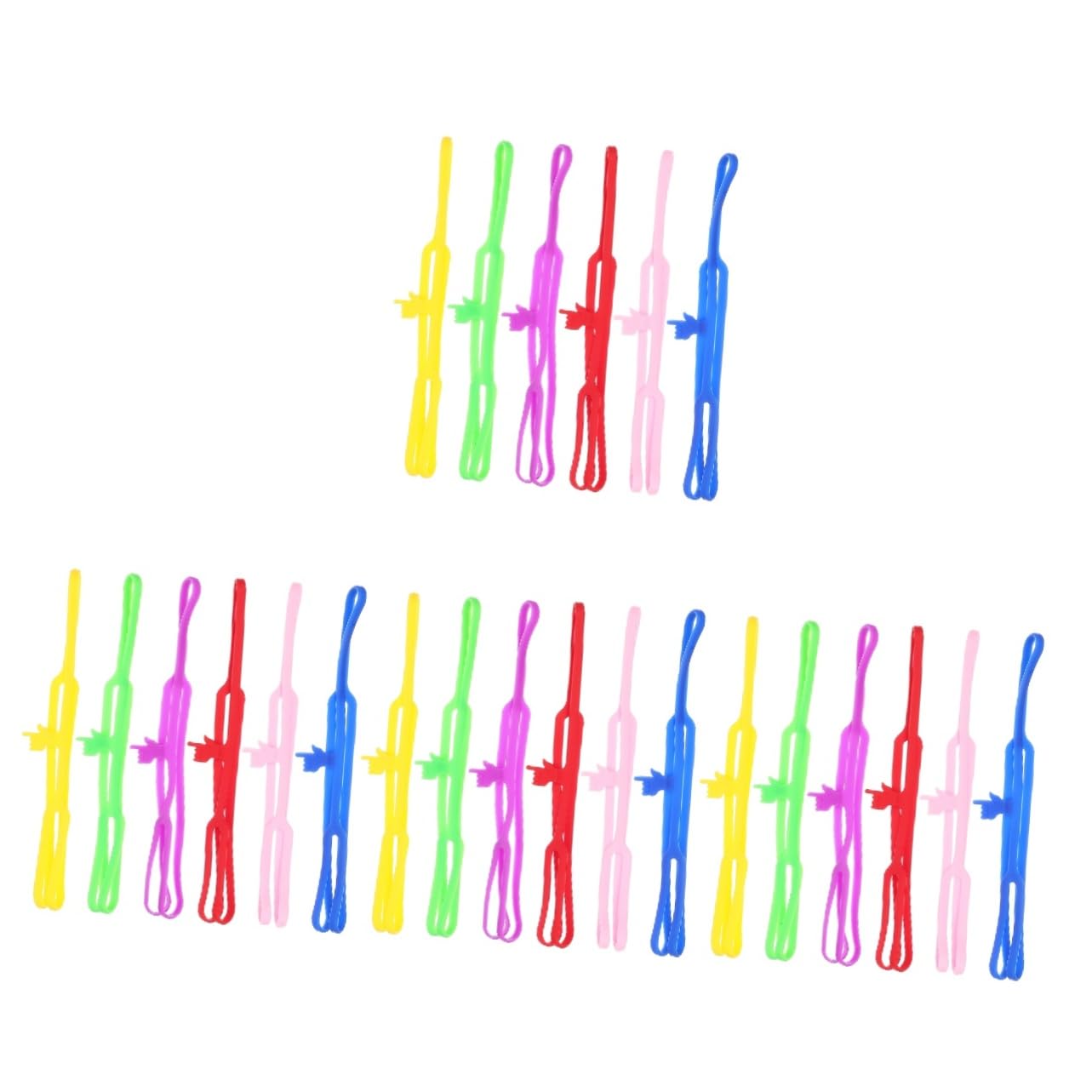 HOMSFOU Papelería Para Marcadores Clips De Página Marcadores Herramienta Para Marcar Libros Marcador De Silicona De Página Marcador De Bricolaje Gel De Sílice Vistoso 6 Piezas X 4