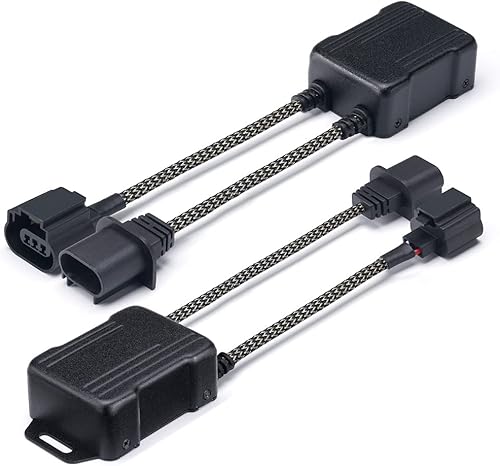 Xprite Adaptador antiparpadeo de luz Canbus  Solución sin errores de decodificador de resistencia para H13 (1 par)