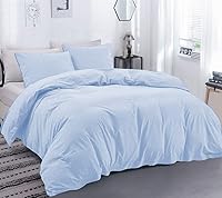 Vista 21 de Lujosa funda de edredón suave de 800 hilos, 100% algodón egipcio, tamaño Queen de gran tamaño (98 x 98 pulgadas), 1 funda de edredón con cierre