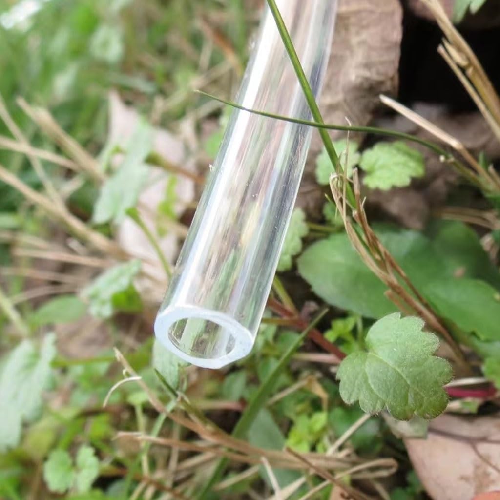 4/7mm Transparent PVC Garden Hose Tubing - 1/4 Inch Lightweight Irrigation Tubing, Heat Cold Resistant, Flexible Water Pipe for Outdoor Use(20M)