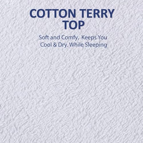 Rest Comfort Zippered Mattress Protector And Encasement - Bed Bug And Dust Mite Proof With Cotton Terry Top - Water Resistant And Hypoallergenic (Twin) #TOP1