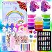 Slime Kit, Slime Making Kit for Girls & Boys, 20 Colors of Fluffy Crystal DIY Slime Kit, Slime Kits with Everything, Supplies Include Fruit Slices, Fishbowl Bead, Foam Balls, Glitter. Slime Stuff