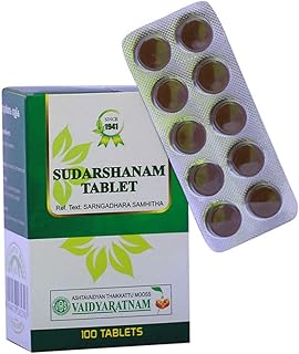 VAIDYARATNAM Sudarshanam Gulika 100 Tablets Price In India