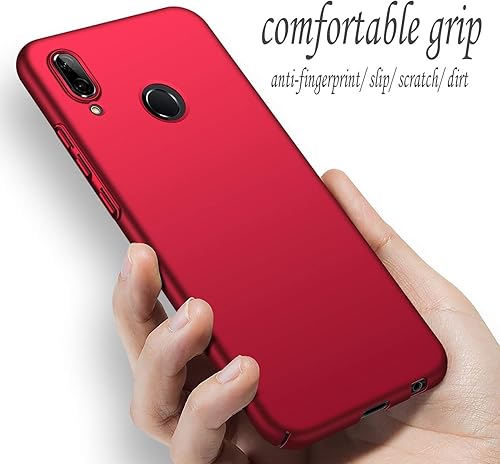 Miniatura 2 de Winpromise Funda para Huawei P20 Lite antiarañazos plástico duradero de alta calidad ultrafina sensación sedosa delgada funda protectora dura para