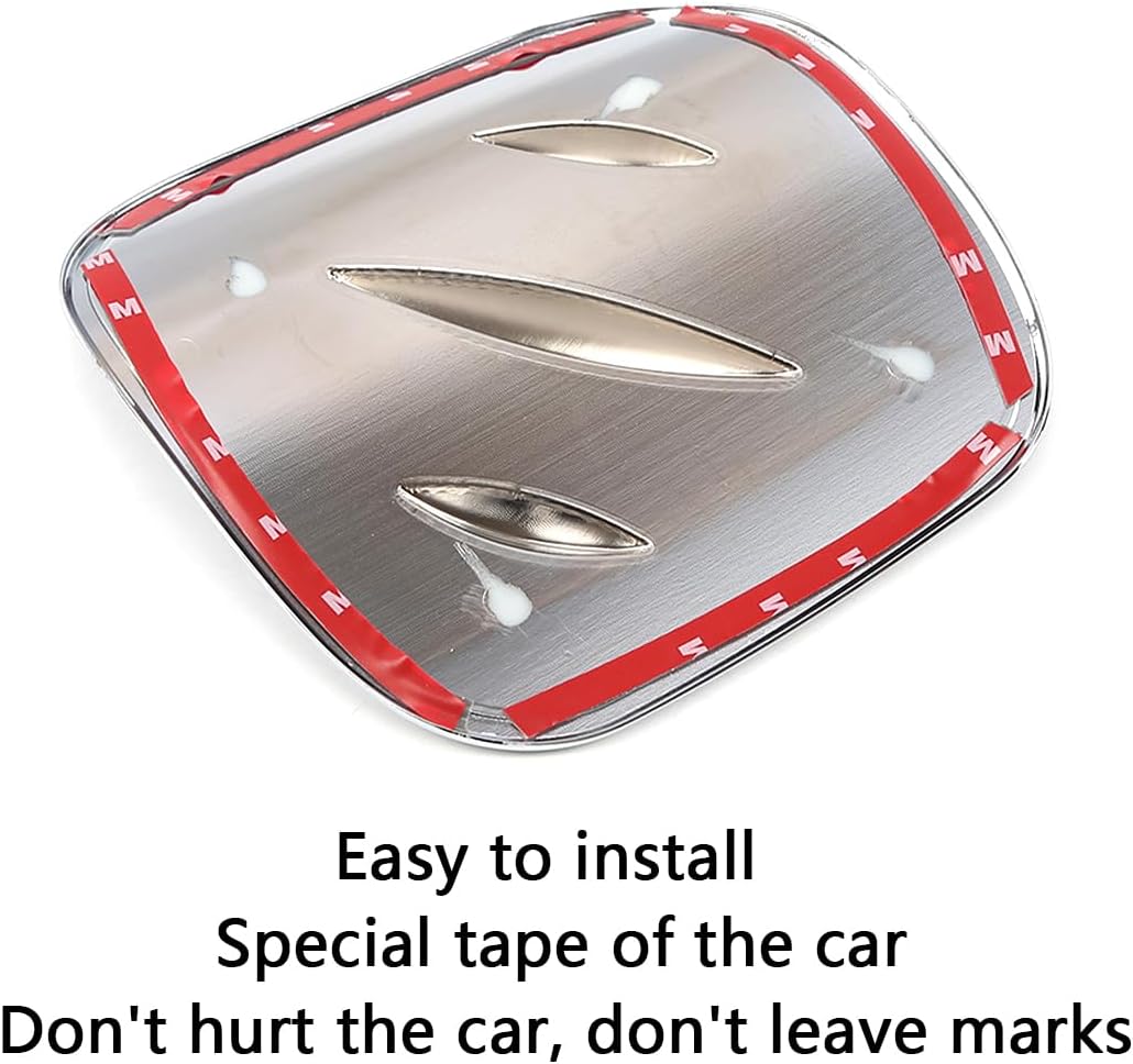 Car Accessories Exterior Gas Fuel Tank Cover Trims (Carbon Fiber Style) Fit For Toyota C-HR CHR 2018 2019 2020 2021 2022 2023 ABS 1PC