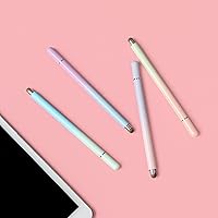 Vista 3 de Lápices ópticos para pantallas táctiles, 4 piezas de lápices ópticos de disco de alta precisión con tapa magnética, lápiz óptico 2 en 1 compatible