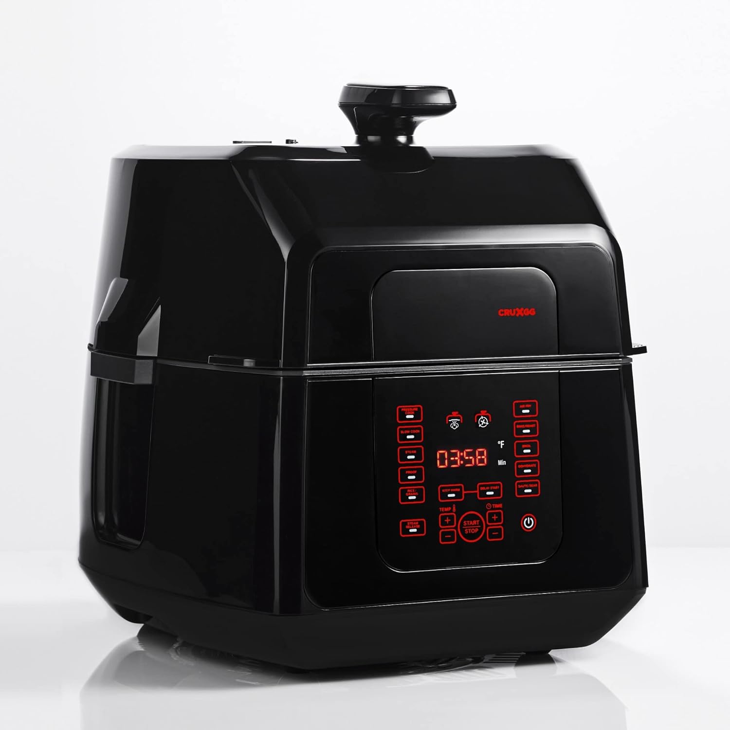 MUSA 6.5 Qt. Air Pro Cook & Fry Pressure Cooker and Air Fryer, front view