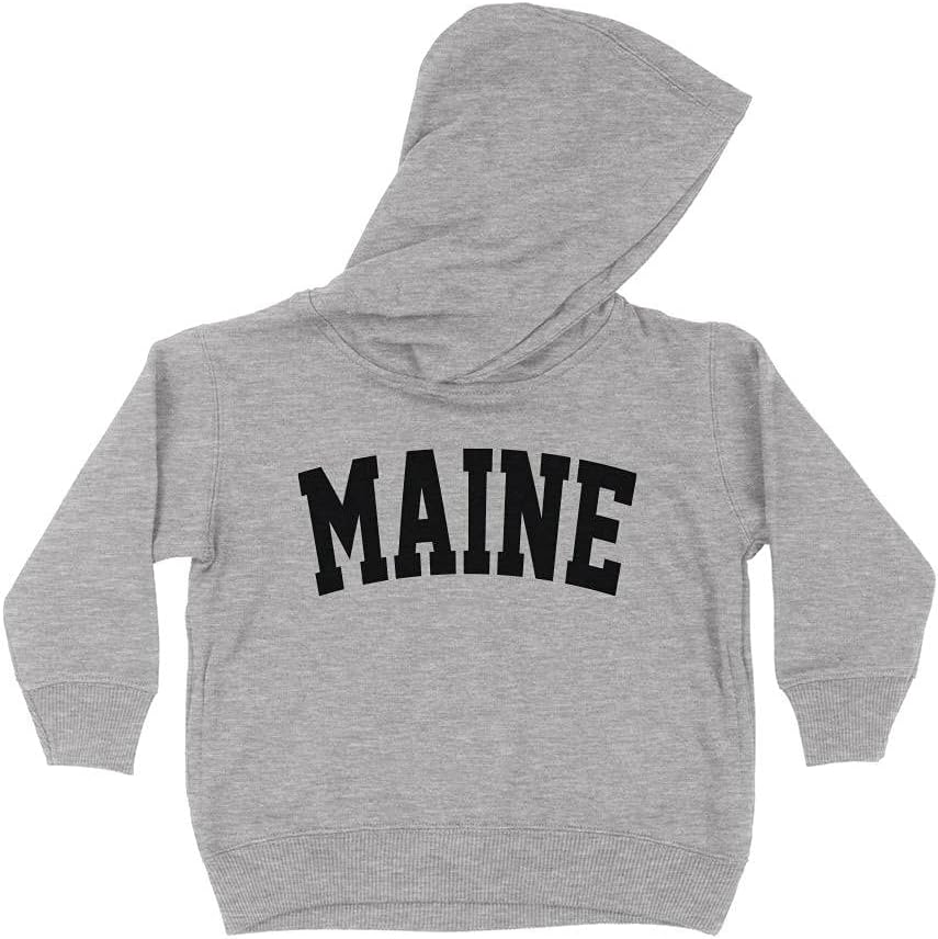 Maine College Style Kids Hoodie Sweatshirt Toddler