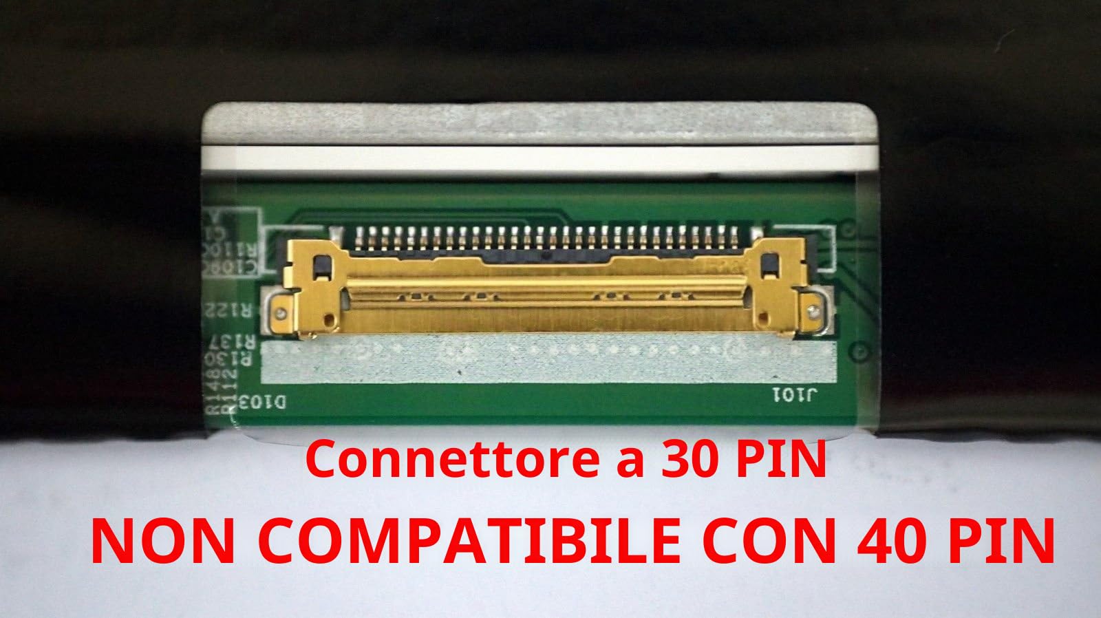 Nuovo schermo da 15,6" FHD 1920x1080 a 30 pin senza staffa compatibile con NT156FHM-N43, B156HTN06.2 N156HGA-EA3