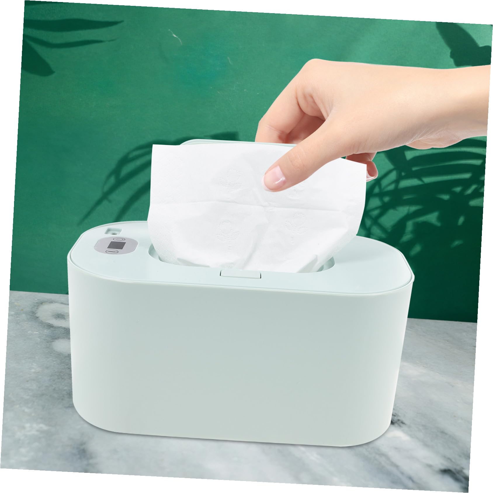 Calentador de Toallitas Húmedas Portátil Verde USB para Bebés