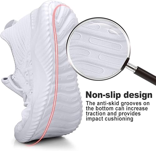 Miniatura 3 de Feethit - Tenis de caminar antideslizantes para hombre, ligeros, transpirables, cómodos y de moda