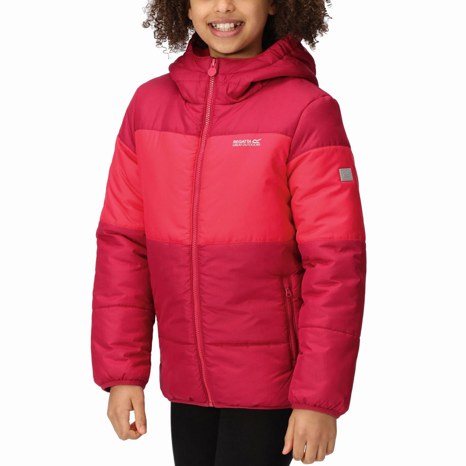 Regatta Kids Lofthous Jacket Berry/PkPotn 11-12 Years