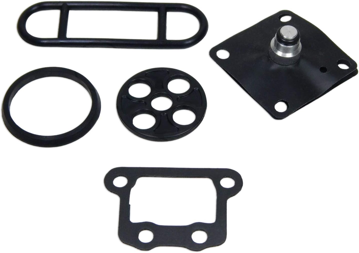 RW 0105001 Fuel Petcock Rebuild Repair Parts Kit Compatible with Yamaha Automotive