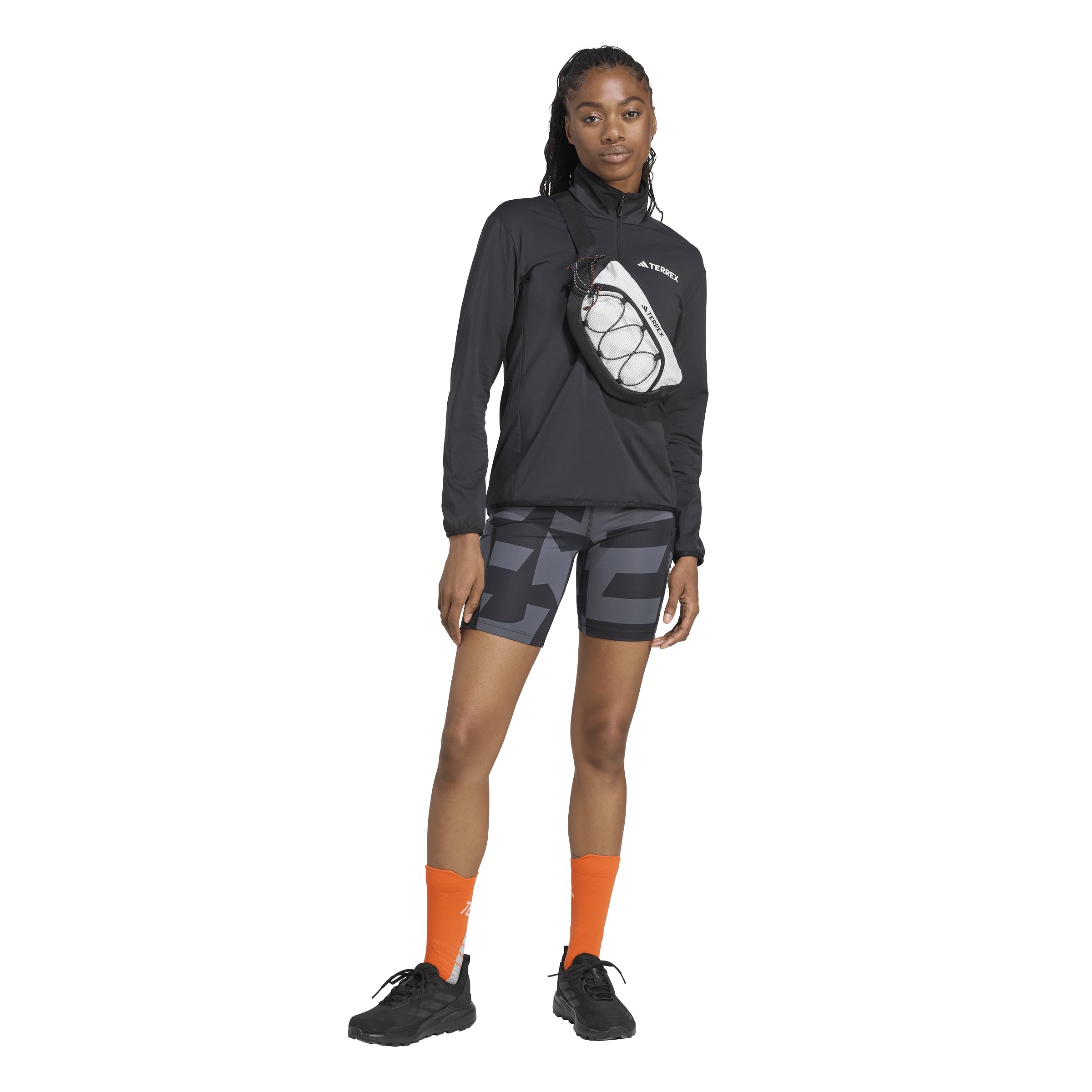 adidas Mujer Terrex Multi CLIMAWARM Half Zip Tech Fleece Jacket