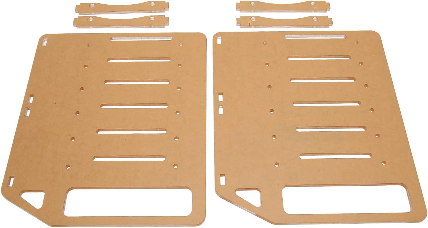 3.5in Hard Drive Bracket, Desktop Transparent Acrylic Hard Drive Bracket, DIY 3.5in Hard Disk Shelf HDD Cage (6 Layers)