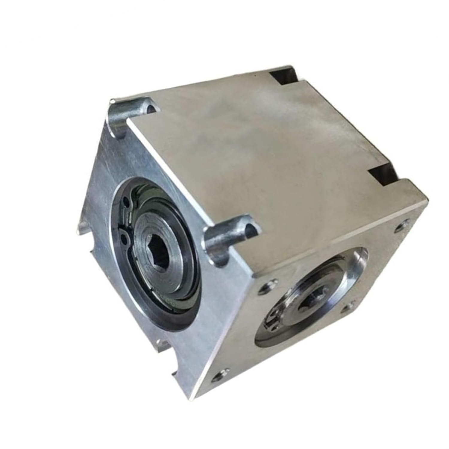 Mechanical Steering 1pcs 90 Degree Reversing Gearbox 8mm Hexagonal Hole 1.5 Module 20T Spiral Bevel Gear 1:1 Ratio Single Output Shaft Gearbox Direction Transmission