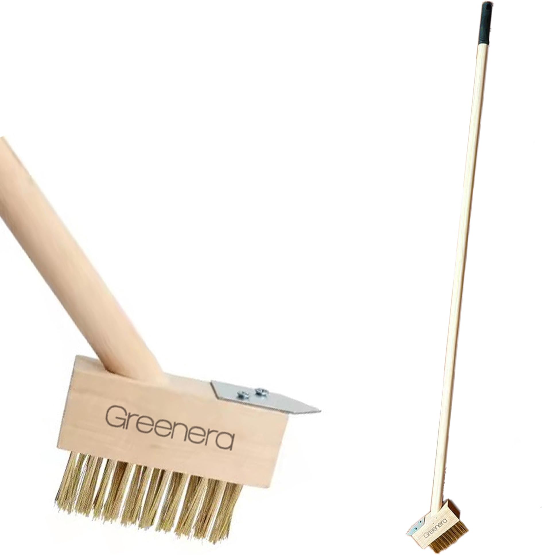 3 in 1 Telescopic Weed Remover Brush Wire Head Paving Decking Clean