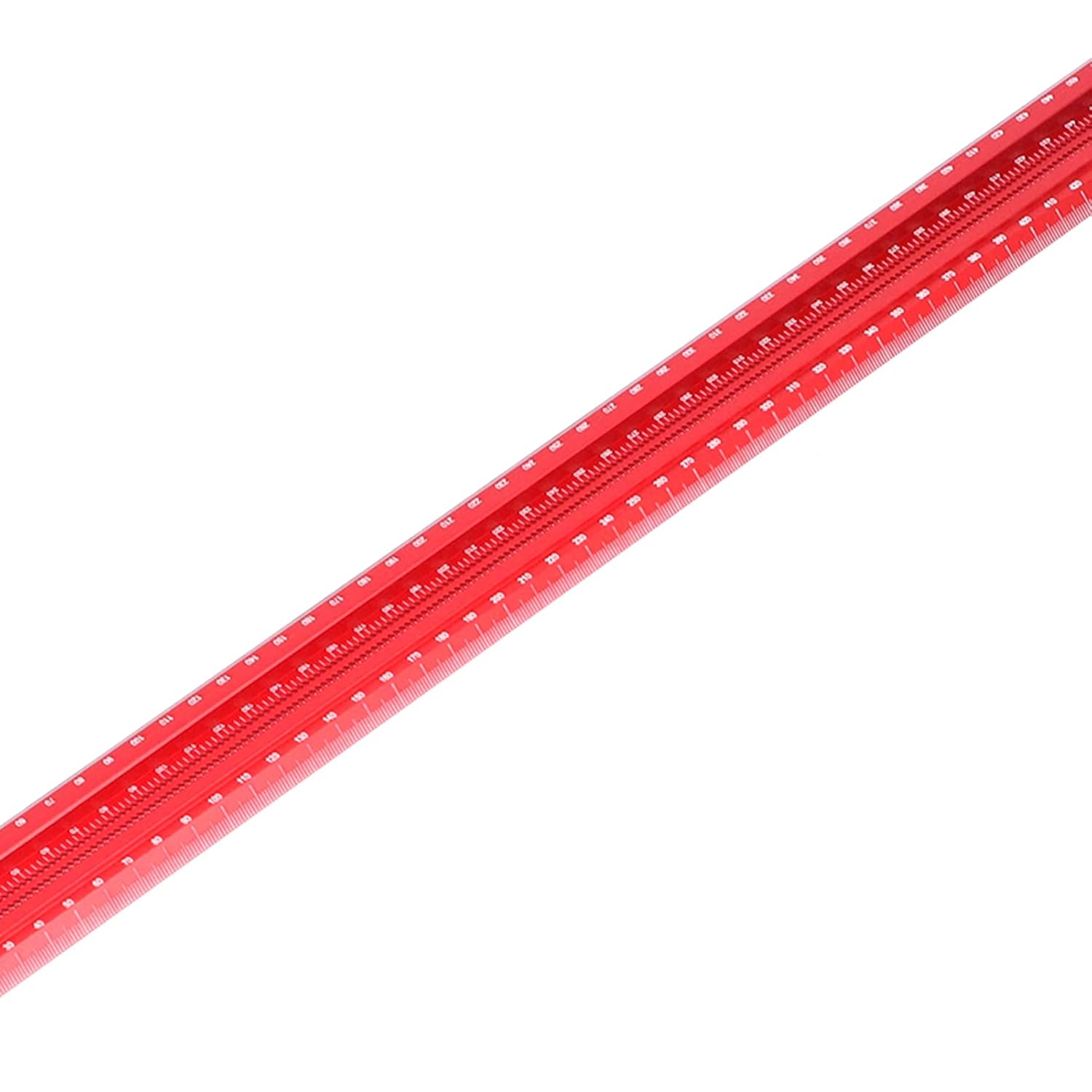 Hilitand Aluminum Alloy T Ruler, 600mm, Construction Ruler with Right Angle Handle, Accurate and, for Carpentry and DIY Woodworking