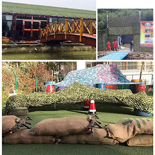 XHSSF Zweischichtiges Tarnnetz Dschungel im Freien Schattierung Camouflage Netz Sichtschutz Schattierung Sichtschutz… – Bild 4