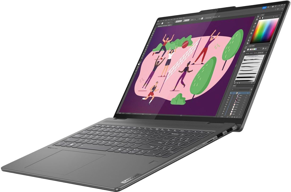 Lenovo Yoga 7 16 2-in-1 AI PC Laptop 16" WUXGA IPS Touch Glossy Intel 12-core Ultra 7 155U 16GB RAM 1TB SSD Backlit Fingerprint Thunderbolt FHD IR Privacy Camera Win11Pro + 3-in-1 Accessories