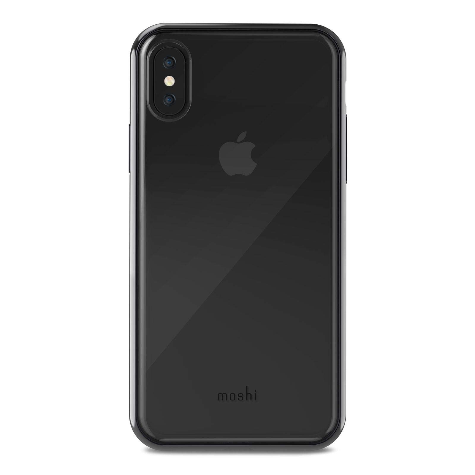 MoshiiPhone XS Max Vitros Case - Raven Black - Shockproof, Drop Protection - Antiscratch - Wireless charging compatible Mobile Cover