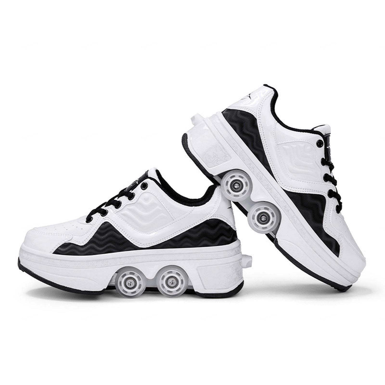 StejaR Patines Ajustables para 4 Ruedas Ajustables, Patines multipropósito en Dos para niños y niñas,34