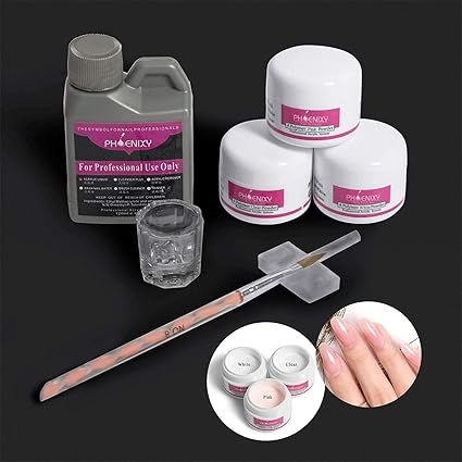 Acrylic Nail Kit Acrylic Powders Phoenixy Acrylic Liquid For Nail Extension Tools 3 Colours Pink White Clear Professional Acrylic Powder Nail System Nail Art Kit Amazon Co Uk Beauty Acrylic Nail Kit Acrylic Powders Phoenixy Acrylic Liquid For Nail Extension Tools 3 Colours Pink White Clear Professional Acrylic Powder Nail System Nail Art Kit Amazon Co Uk Beauty