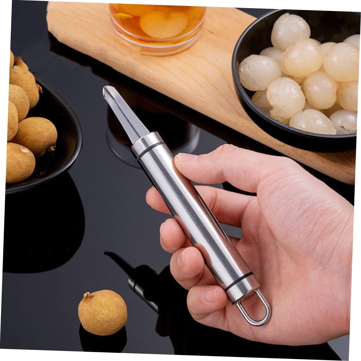 6pcs Stainless Steel Pitter Corer Tool for Effortless Pitting Essential Kitchen Gadget for Home Giving Premium Quality Design