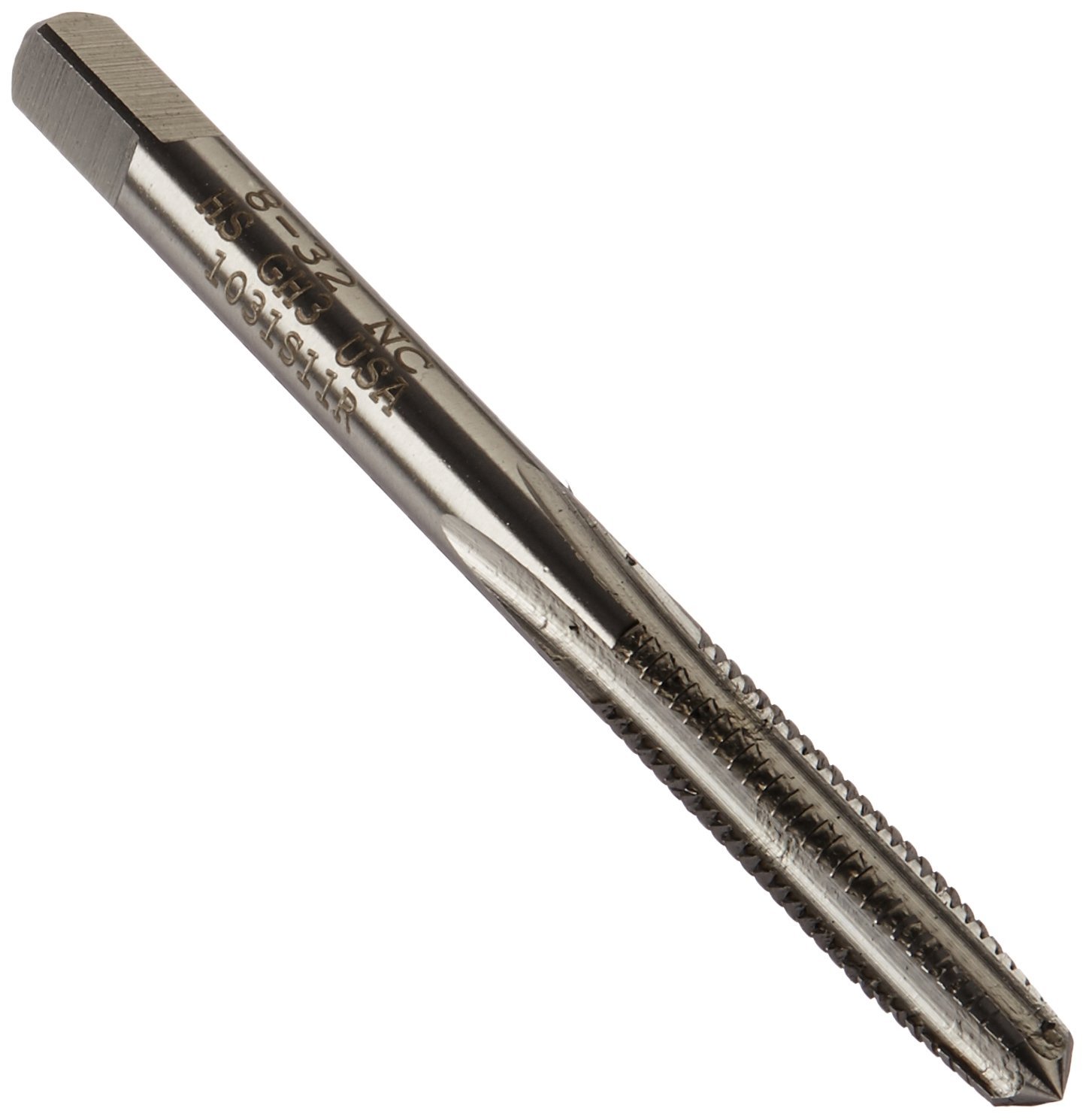 Kodiak Cutting Tools KCT201430 USA Made 3 Piece Hand Tap Set: Taper, Plug and Bottom Style, H3 Limit, 4 Flute, Ground Threads, High Speed Steel, 8-32 Size (Pack of 3)