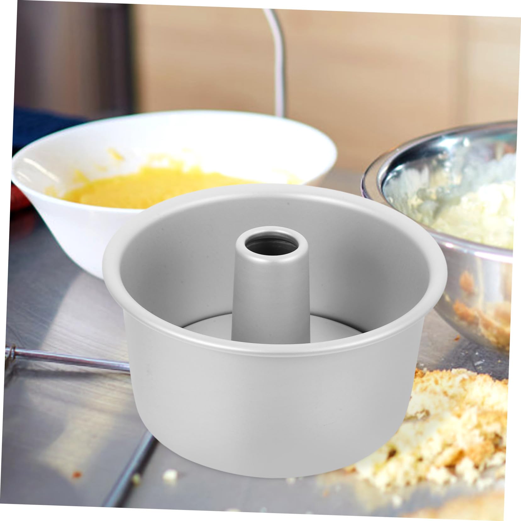 Molde para Bizcocho Redondo Desmontable de Aluminio Aleación Antiadherente para Horno Repostería