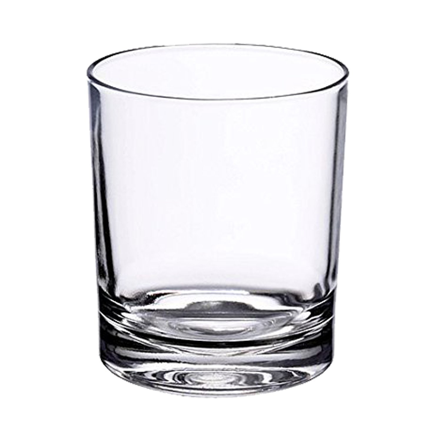 Yera Glassware Mellow Gold Glass Large Whisky Glass, Clear Tumbler 