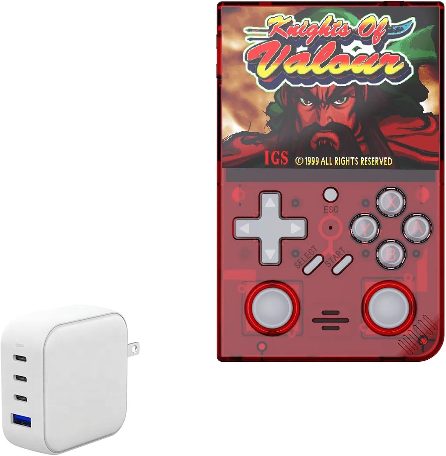 BoxWave Charger Compatible with Unico Color - PD miniCube (100W), 100W 3 PD Port Wall Charger International - Winter White