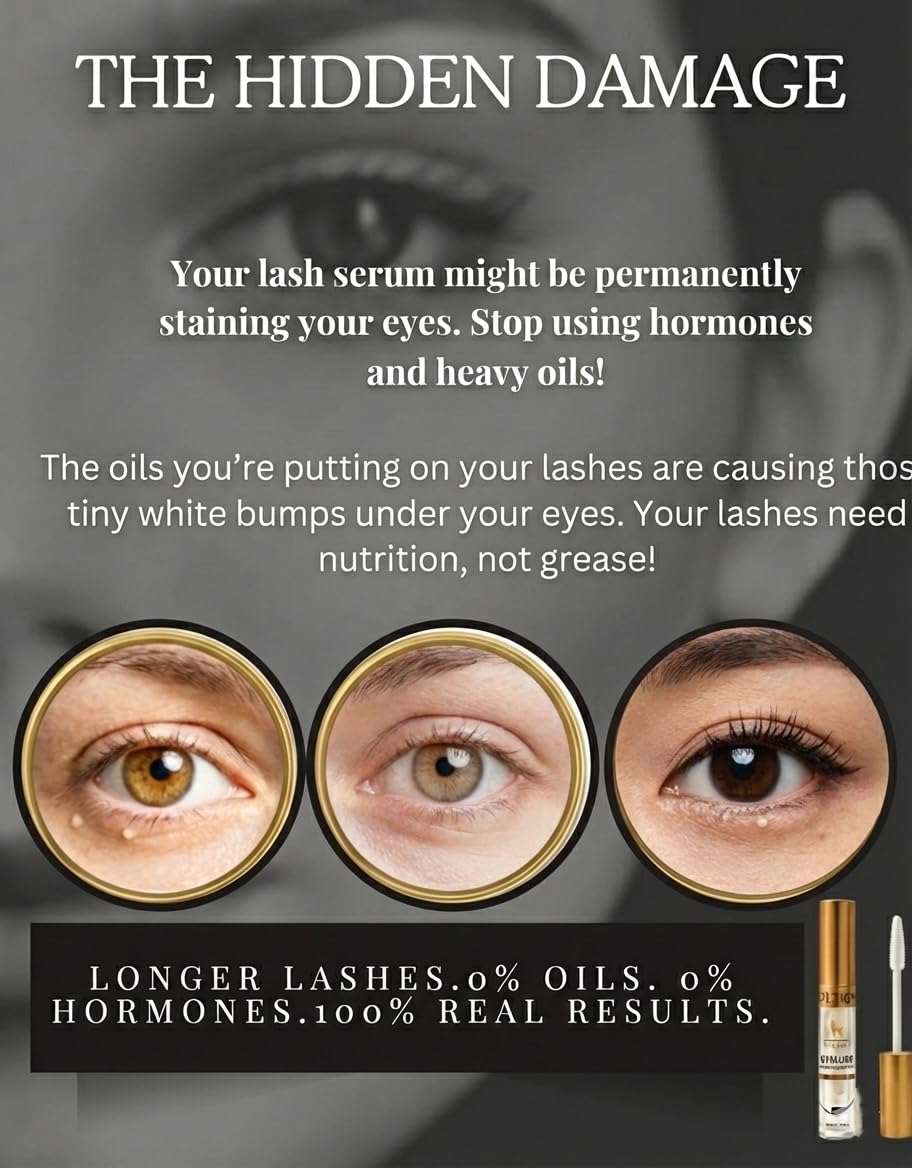 Lash & Brow Growth Serum – Water-Based, Oil-Free, No Milia Risk | DR.TAGY Eyeluxe Pack of 2 (2x5ml)