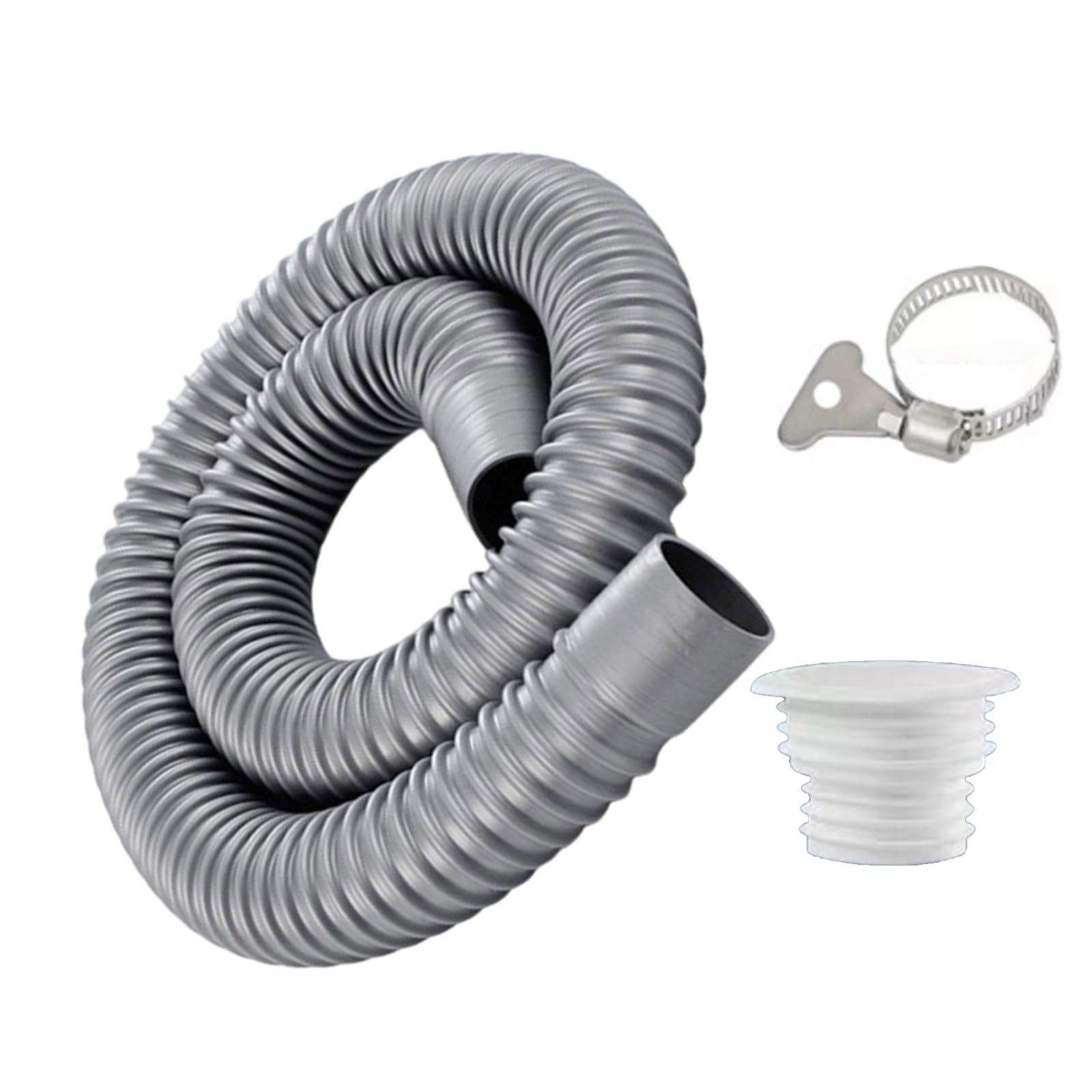 70cm / 100cm PVC Hose Extended Sink Drain Hose PVC Drainage for Various Sink & Basin Drain Systems Flexible Plumbing Pipe