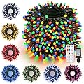 Toodour Christmas Lights RGB String Lights, 115ft 350 LED Color Changing String Light with Remote & Timer, Waterproof Xmas Tree Light for Home Yard New Year Party Indoor Outdoor Christmas Decorations