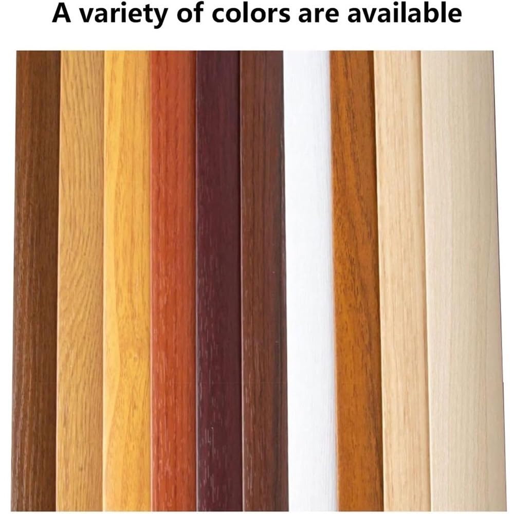Couvercle de connexion d'espace de sol moulé en T de 90 cm/35,4 pouces, bande de transition de sol découpable, bande de bord de sol en vinyle for bois, stratifié, carrelage(Mahogany)