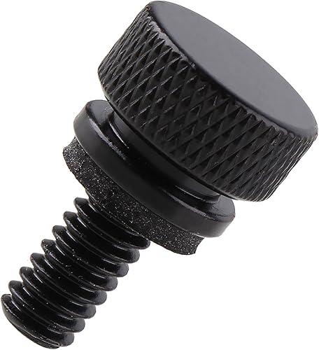 Miniatura 7 de Perno de asiento de acero inoxidable Tornillo de montaje trasero negro compatible con Harley Davidson 1996-2024, 2 unidades