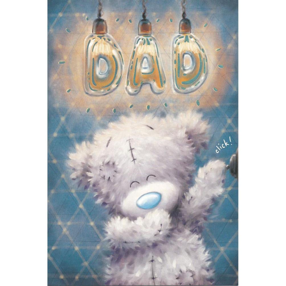 Carte Blanche Me to You Tatty Teddy Dad Father's Day Card - Dad in Lights