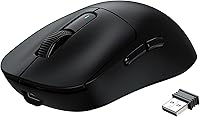 Vista 20 de ATTACK SHARK X3 Mouse Inalámbrico para Juegos, Mouse Ergonómico para Computadora de 1.73 oz, Triple Modo Sensor Óptico PAW3395 de 26K DPI, Duración