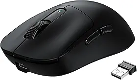 Attack Shark X3 - Mouse sem fio para jogos, mouse ergonómico de 49 g, modo triplo, sensor óptico PAW3395 26K dpi, duração da bateria de 200 horas, botões programáveis, acessórios para jogos